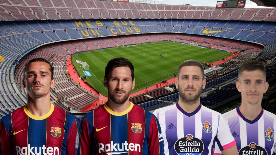Dự đoán tỷ số, đội hình xuất phát trận Barca - Valladolid
